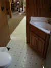 Master Bath & Shower, Huck's Houseboat Vacations