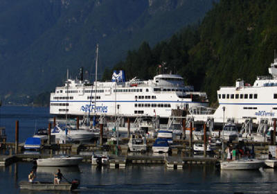 All the BC ferries we traveled were efficient, and seemingly well maintained. All had cafeterias on board, bookstores, and giftshops. Plan to arrive at least 1/2 hour before departure. More on busy days. Make it a point to double check the schedule when you are planning your day's activities.