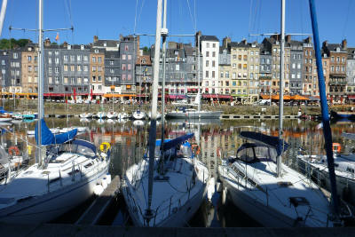 Honfleur, at the mouth of the Seine was a major embarkation point for North America... and the depository of vast shipments of Montreal fur.